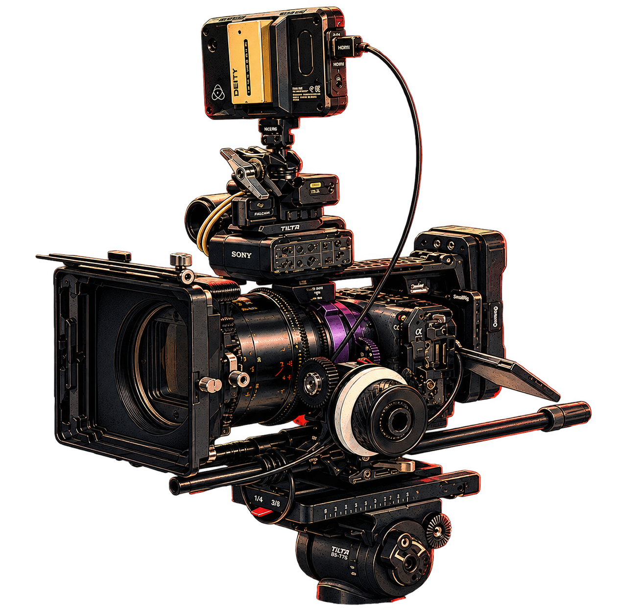 Sony FX3 cinema camera rig